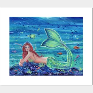Lareina Mermaid by Renee L Lavoie Posters and Art